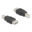 Delock USB 2.0 adapter B-típusú USB apa   A-típusú USB anya (67199)
