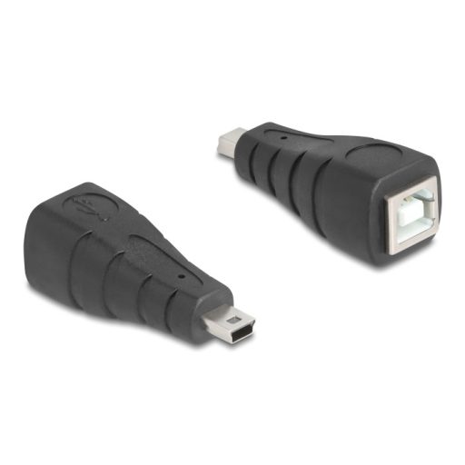 Delock USB 2.0 adapter Mini USB 5 tűs apa   B-típusú USB anya (67200)