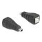 Delock USB 2.0 adapter Mini USB 5 tűs apa   B-típusú USB anya (67200)