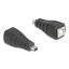 Delock USB 2.0 adapter Mini USB 5 tűs apa   B-típusú USB anya (67200)