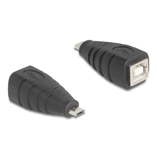 Delock USB 2.0 adapter Micro-B-típusú USB apa - USB B-típusú anya (67201)