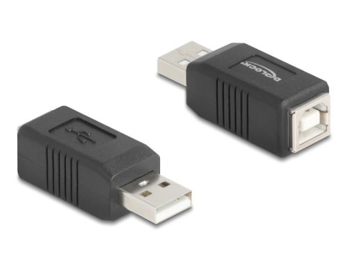 Delock USB 2.0 adapter A-típusú USB apa   B-típusú USB anya