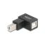 Delock USB 2.0 adapter B-típusú USB apa   B-típusú USB anya 90 -ban lefelé hajlított (67204)
