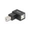 Delock USB 2.0 adapter B-típusú USB apa   B-típusú USB anya 90 -ban jobbra hajlított (67206)