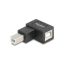 Delock USB 2.0 adapter B-típusú USB apa   B-típusú USB anya 90 -ban jobbra hajlított (67206)