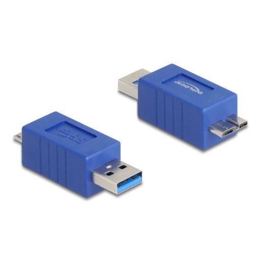 Delock USB 5 Gbps adapter A-típusú USB apa   USB Micro-B apa (67214)