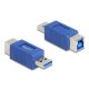 Delock USB 5 Gbps adapter A-típusú USB apa   B-típusú USB anya (elforgatott elrendezés)