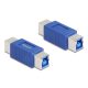 Delock USB 5 Gbps Nemváltó USB B-típusú adapter apa - apa