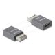 Delock Adapter USB 10 Gbps E-típusú A apa -USB Type-C  anya fém