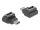 Delock Adapter USB 10 Gbps USB Type-C  csatlakozó   E-típusú A kulcs csatlakozó, fekete színű
