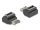 Delock Adapter USB 10 Gbps E-típusú A kulcs apa   anya hajlított