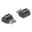 Delock Adapter USB 10 Gbps E-típusú A kulcs apa   anya hajlított (67237)