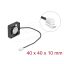 Delock Axiális ventilátor 5 V DC, 40 x 40 x 10 mm fekete (67286)
