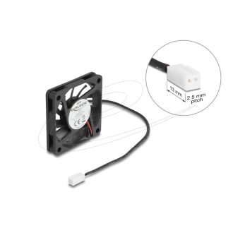   Delock Axiális ventilátor 5 V DC, 60 x 60 x 10 mm fekete (67288)