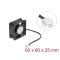 Delock Axiális ventilátor 12 V DC, 60 x 60 x 25 mm fekete (67295)