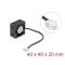 Delock Axiális ventilátor 24 V DC, 40 x 40 x 20 mm fekete (67299)