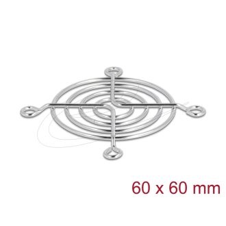 Delock Szellőző rács 60 x 60 mm ezüst (67305)
