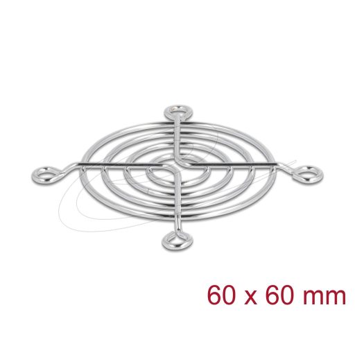 Delock Szellőző rács 60 x 60 mm ezüst (67305)