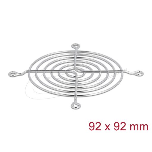 Delock Szellőző rács 92 x 92 mm ezüst (67307)