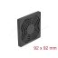 Delock Ventilátor rács porszűrővel 92 x 92 mm fekete (67312)