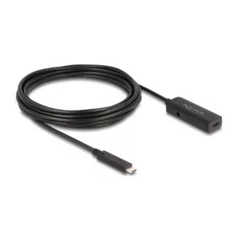   Delock Aktív USB 10 Gbps bővítő kábel USB Type-C  5 m hosszú (80028)