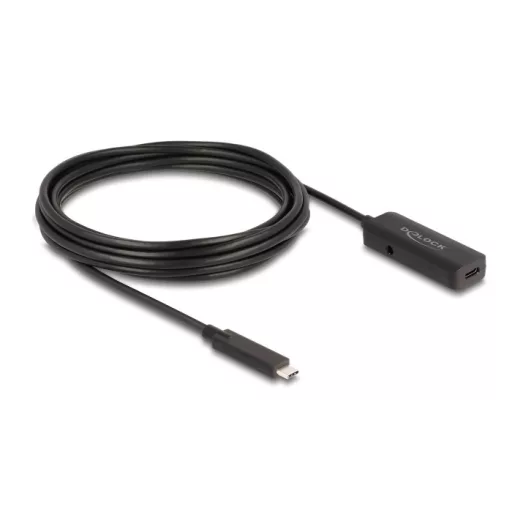 Delock Aktív USB 10 Gbps bővítő kábel USB Type-C  5 m hosszú (80028)