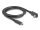 Delock USB 10 Gbps kábel USB Type-C  apa   USB Type-C  apa, ívelt felfelé / lefelé, 1 m 4K PD 60 W E-Marker (80034)