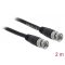 Delock Kábel BNC csatlakozódugóval - BNC csatlakozódugóval 2 m (80082)