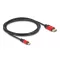 Delock USB Type-C  - DisplayPort kábel (DP Alt Mode) 8K 30 Hz-hez HDR funkcióval 2 m piros (80093)