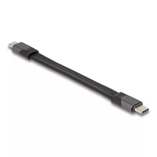 Delock USB 40 Gbps FPC lapos csík kábel USB Type-C  - USB Type-C  15 cm PD 3.0 100 W E-Marker (80099)