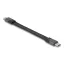 Delock USB 40 Gbps FPC lapos csík kábel USB Type-C  - USB Type-C  15 cm PD 3.0 100 W E-Marker (80099)