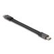 Delock USB 40 Gbps FPC lapos csík kábel USB Type-C  - USB Type-C  15 cm PD 3.0 100 W E-Marker (80099)