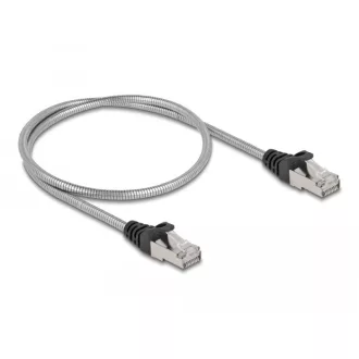   Delock RJ45, fém borítású kábel Cat.6A U/FTP, 0,5 méter (80107)