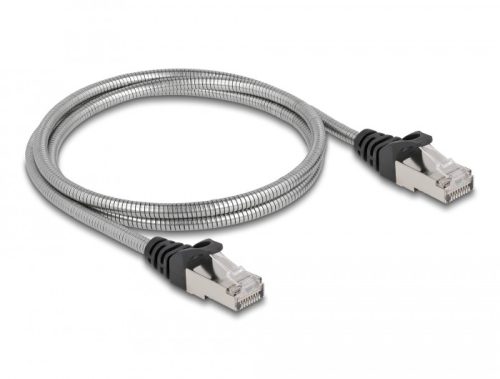 Delock RJ45, fém borítású kábel Cat.6A U/FTP, 1 méter (80108)