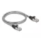 Delock RJ45, fém borítású kábel Cat.6A U/FTP, 1 méter (80108)