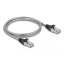 Delock RJ45, fém borítású kábel Cat.6A U/FTP, 1 méter (80108)