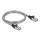 Delock RJ45, fém borítású kábel Cat.6A U/FTP, 1 méter (80108)