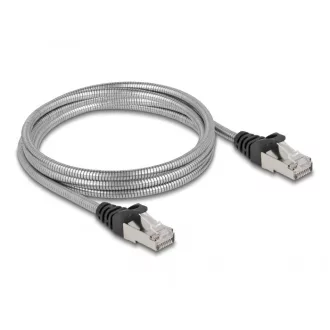   Delock RJ45, fém borítású kábel Cat.6A U/FTP, 2 méter (80109)