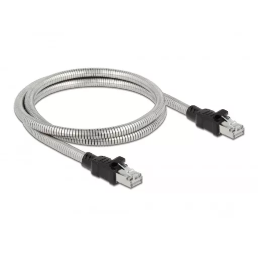 Delock RJ45, fém borítású kábel Cat.6A U/FTP, 3 méter (80110)