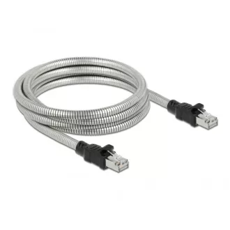   Delock RJ45, fém borítású kábel Cat.6A U/FTP, 5 méter (80111)