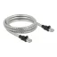Delock RJ45, fém borítású kábel Cat.6A U/FTP, 5 méter (80111)