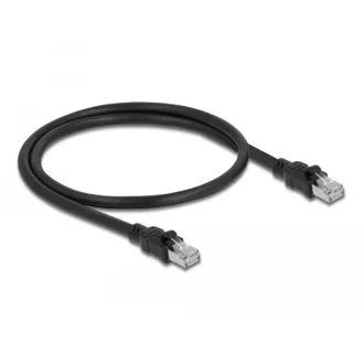   Delock Hálózati kábel RJ45 Cat.6A F/UTP belső fém köpeny 0,5 m (80112)