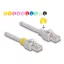 Delock Színes klipszes hálózati kábel RJ45 Cat.6A S/FTP 3 m (80120)