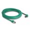 Delock RJ45 Hálózati kábel PROFINET SF/UTP 90  hajlított 3 m zöld (80124)