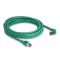 Delock RJ45 Hálózati kábel PROFINET SF/UTP 90  hajlított 5 m zöld (80125)