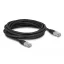 Delock RJ45 hálózati kábel Cat.6A S/FTP PE kültéri 10 m fekete (80130)