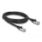 Delock RJ45 hálózati kábel Cat.6A S/FTP PUR kültéri 0,5 m fekete (80133)