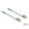 Delock Üvegszálas optikai kábel LC Duplex - LC Duplex egyszerű többszörös, OM3, 50 m (80151)