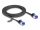 Delock RJ45 lapos patch kábel apa - apa Cat.6A flexibilis 2 m fekete (80176)
