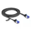 Delock RJ45 lapos patch kábel apa - apa Cat.6A flexibilis 2 m fekete (80176)